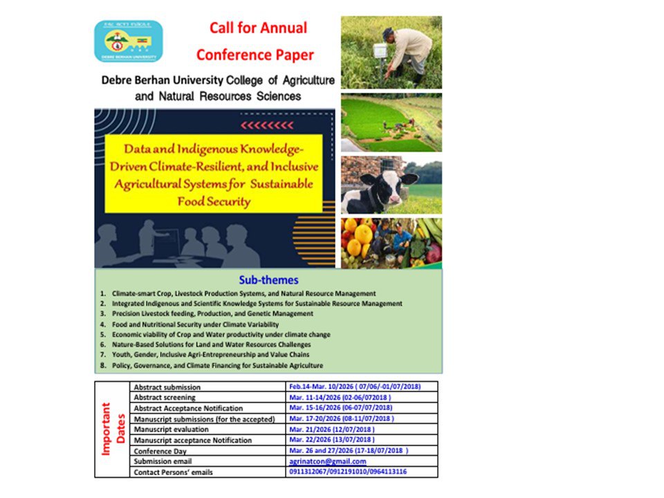 Call for Paper Image - Agrinat