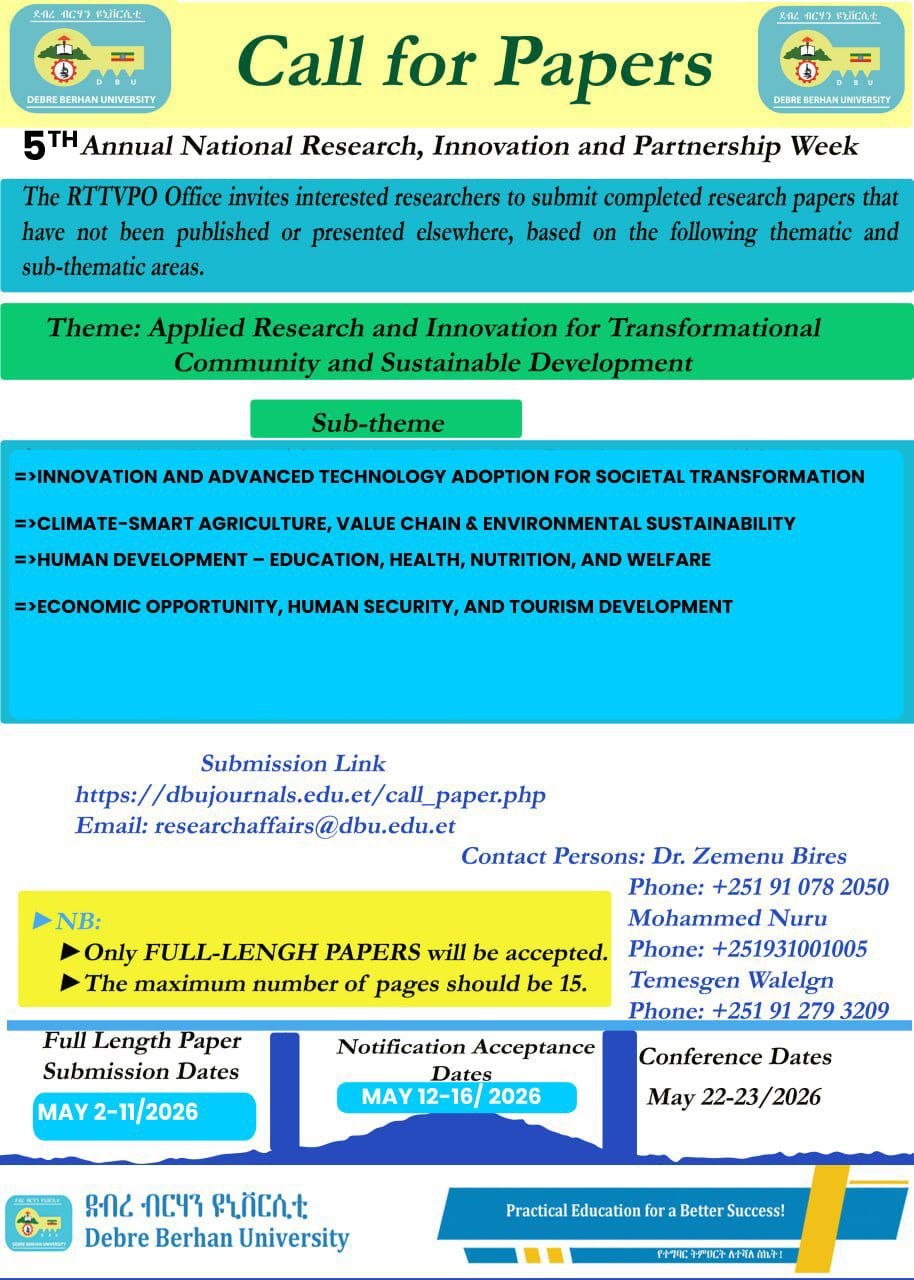 Call for Paper Image - The RTTVPO office invites interested researchers to submit completed research papers that have not been published or presented elsewhere.